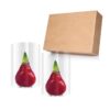 Waxed Amaryllis Bulb - Red Wax, Blooms Red (2 Plants Per Pack) - Easy Care - No Watering Needed! Beautiful Holiday Decor - Image 23