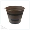 Live Hardy Chrysanthemum in Deco Wine Barrel - Purple - Colorful Fall Mums - 15" Tall by 12" Wide in 3 Qt Deco Pot - Image 3